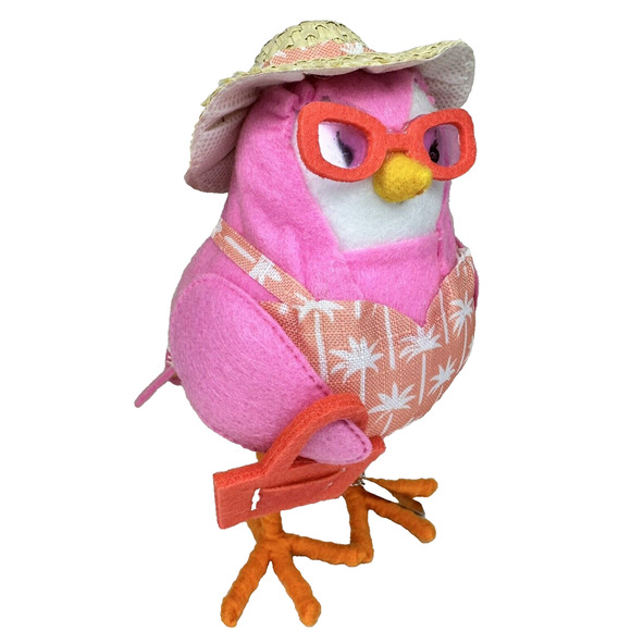 Target Spritz CORAL Featherly Friend Birds Summer Squad Collectable Decor NEW - Picture 3 of 5